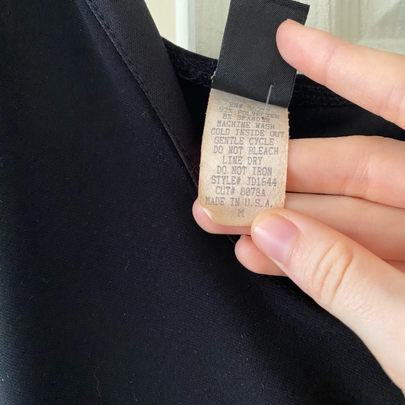 Vintage Black Maxi Dress - Picture 6 of 9